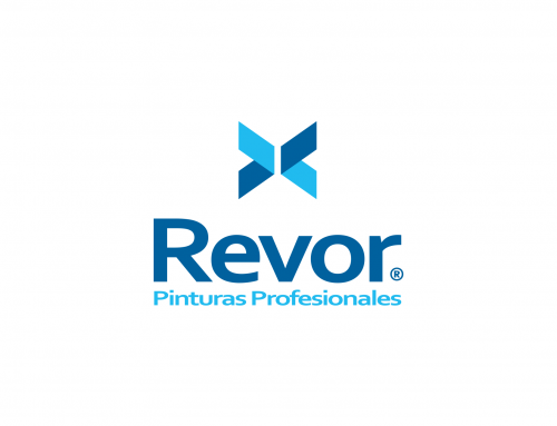 Logo y línea de productos Revor